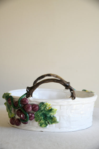 Majolica Fruit Bowl