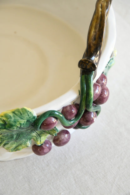 Majolica Fruit Bowl