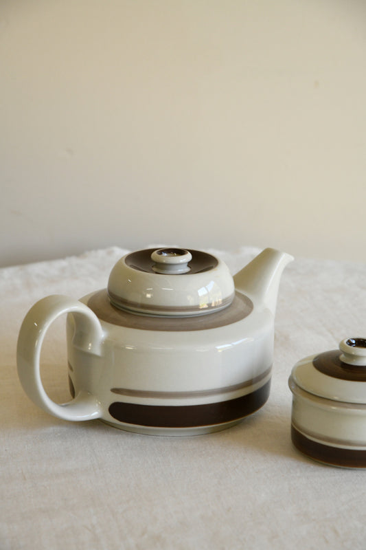 Arabia Finland Retro Teapot & Sugar Bowl