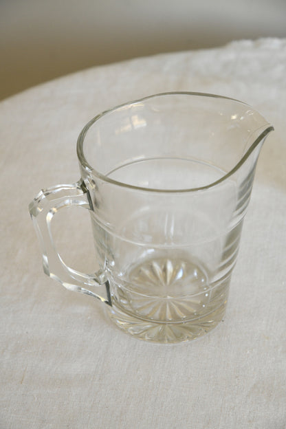 Pair Vintage Glass Water Jugs