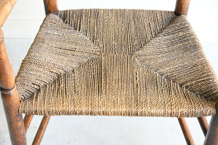 Antique Ash & Elm Country Chair