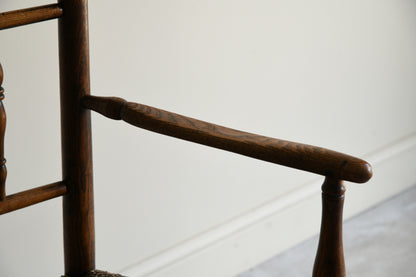 Antique Ash & Elm Country Chair