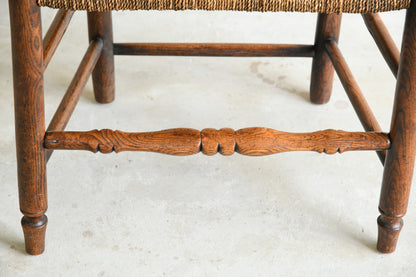 Antique Ash & Elm Country Chair