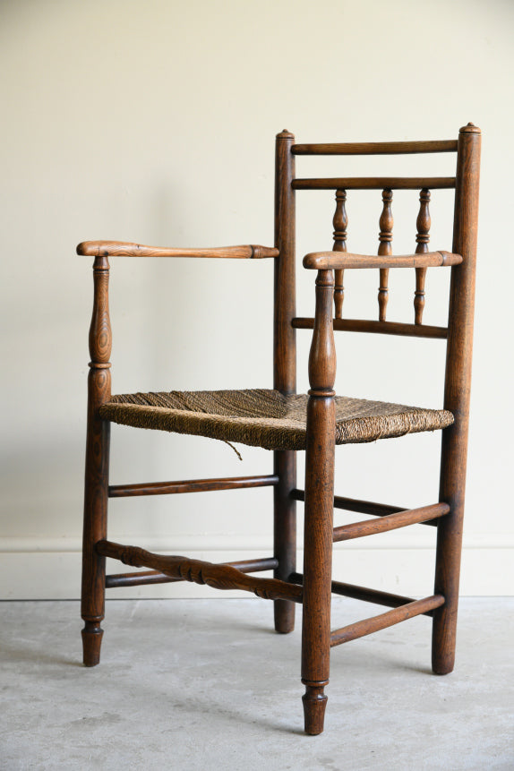 Antique Ash & Elm Country Chair