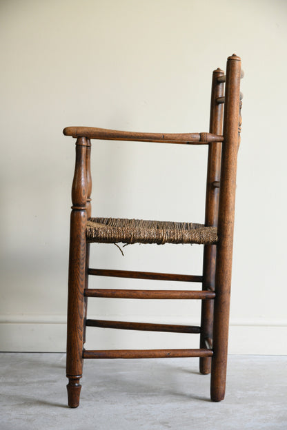 Antique Ash & Elm Country Chair