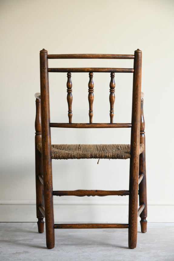 Antique Ash & Elm Country Chair