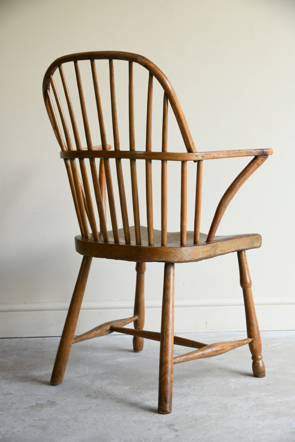Antique Ash & Elm Vernacular Stick Back Chair