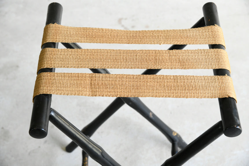 Antique Ebonised Luggage Stand