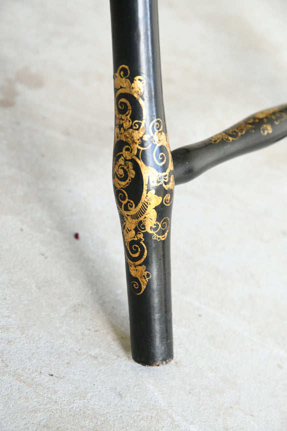 Antique Ebonised Luggage Stand