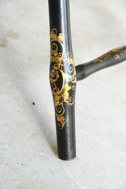 Antique Ebonised Luggage Stand