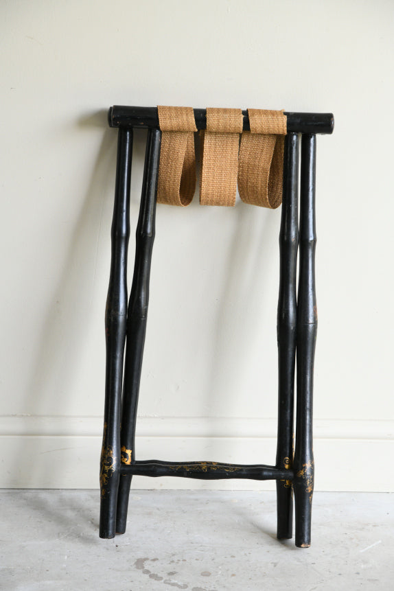 Antique Ebonised Luggage Stand