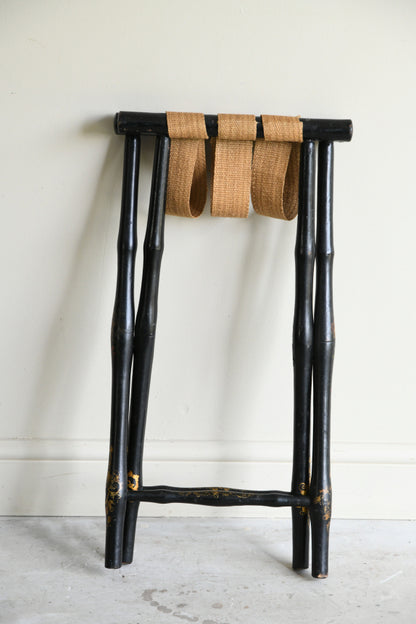 Antique Ebonised Luggage Stand