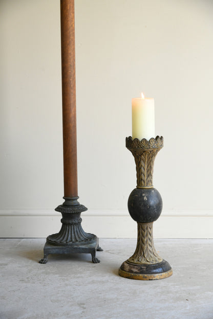 French Bronze Pricket Candle Stick