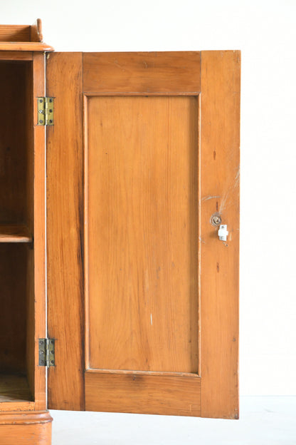 Victorian Pine Bedside Cabinet