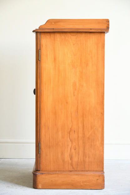 Victorian Pine Bedside Cabinet