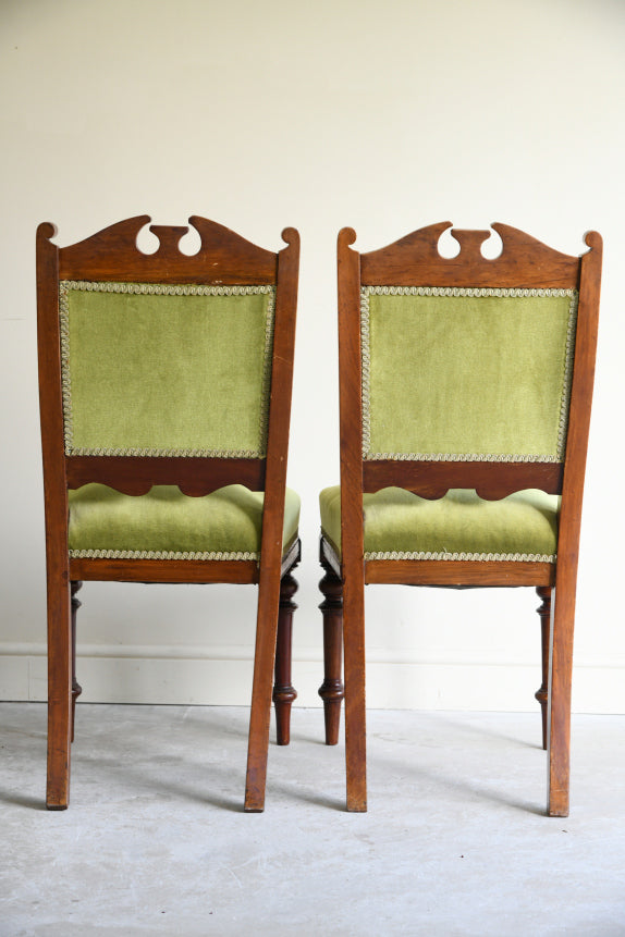 Pair Victorian Dining Chairs