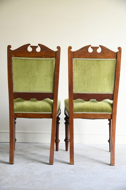 Pair Victorian Dining Chairs
