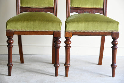 Pair Victorian Dining Chairs