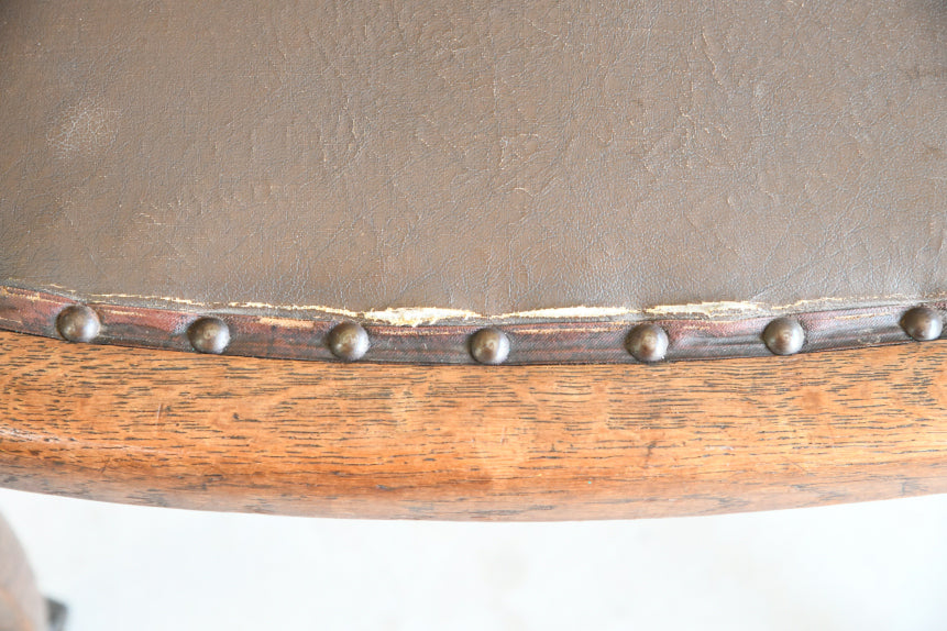 Early 20th Century Globe Wernicke Oak Office Chair