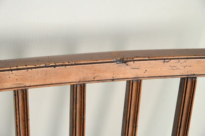 Set 5 Georgian Style Stained Beech Dining Chairs