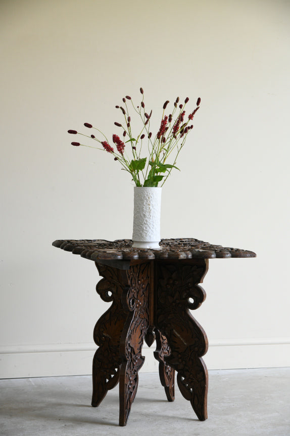 Carved Indian Occasional Table