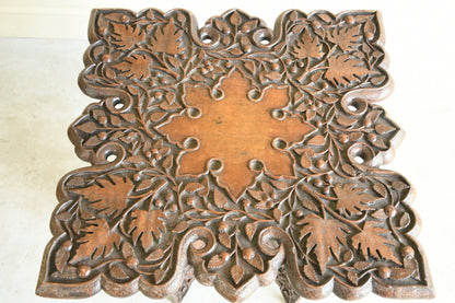 Carved Indian Occasional Table