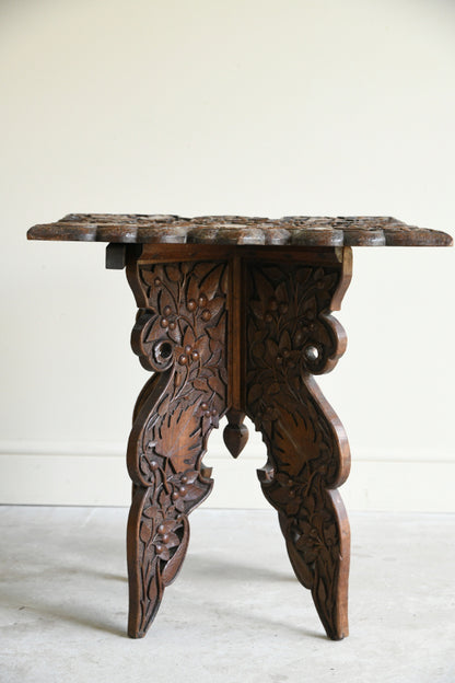 Carved Indian Occasional Table