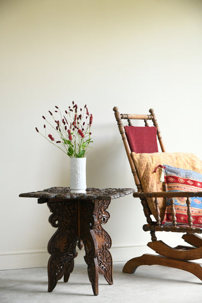 Carved Indian Occasional Table