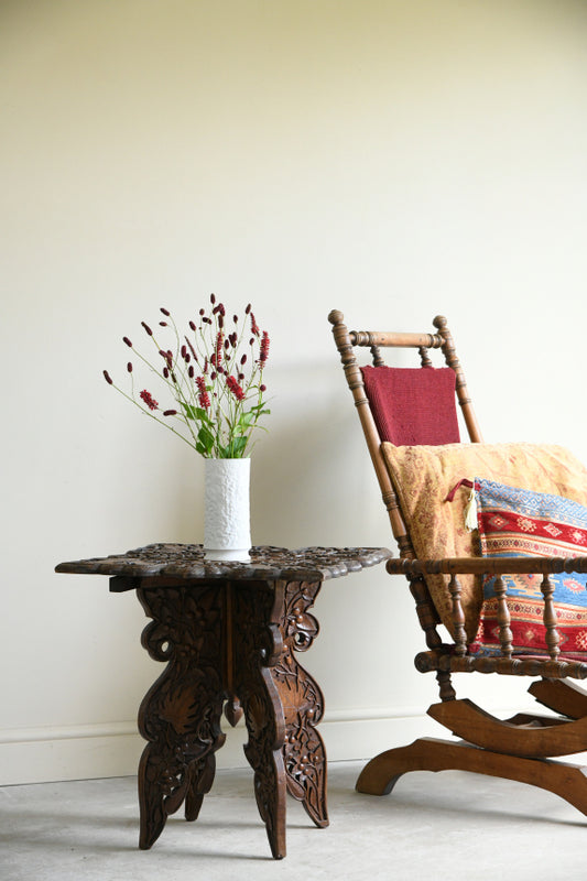 Carved Indian Occasional Table