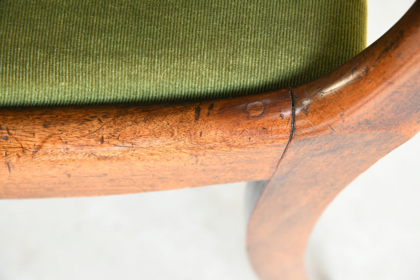 Pair Victorian Balloon Back Chairs