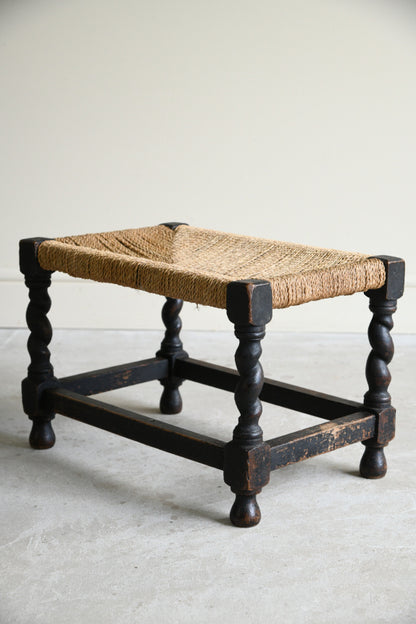 Barley Twist Footstool