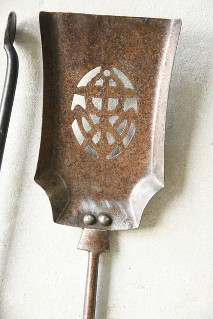 Georgian Style Steel Fire Tools