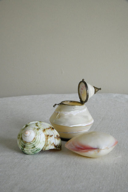 Vintage Shell Trinket Pot