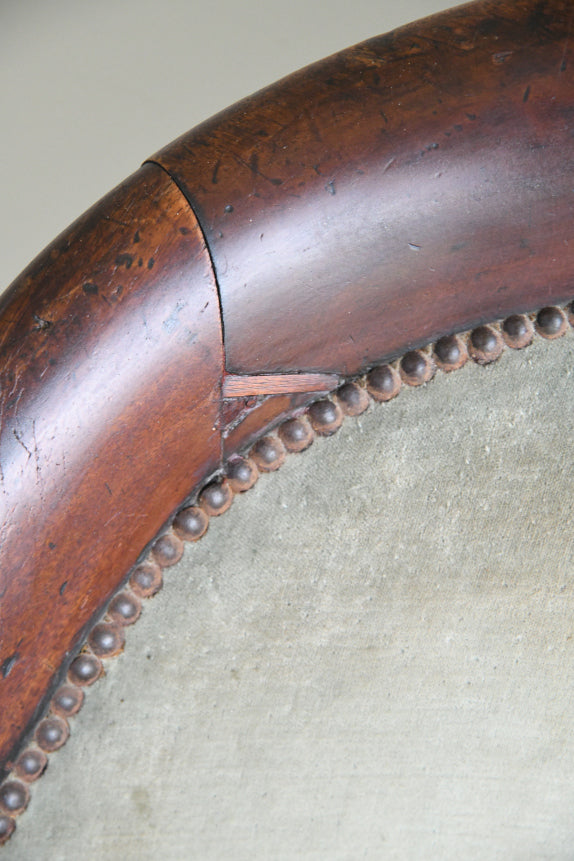 Antique 19th Century Mahogany Tub Chair