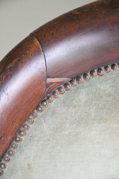 Antique 19th Century Mahogany Tub Chair