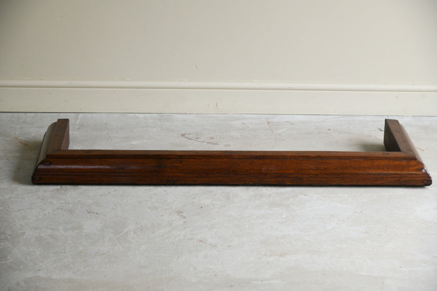 Traditional Walnut Fire Kurb Fender