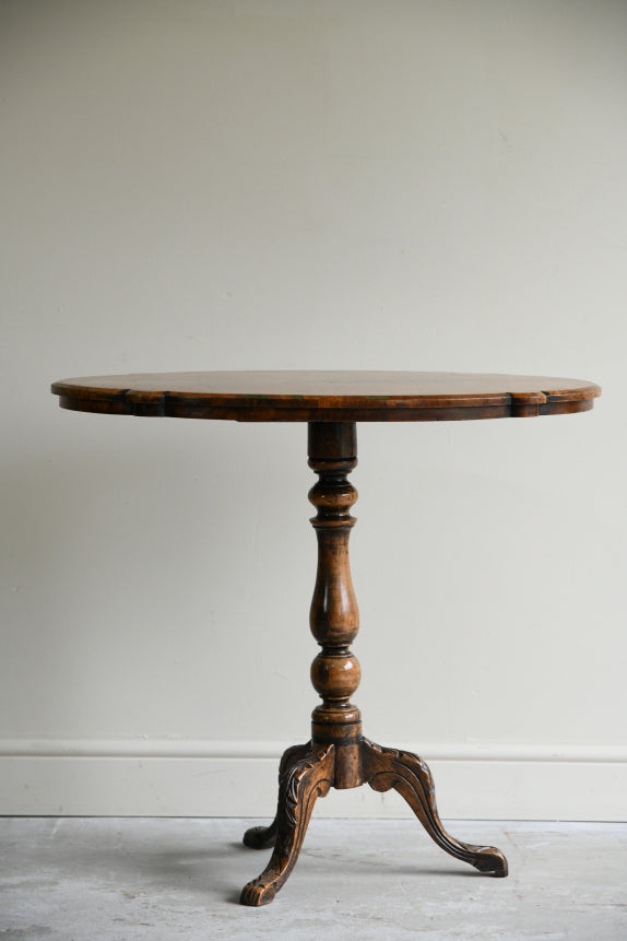 Victorian Burr Walnut Occasional Table