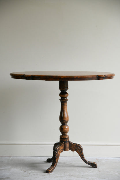 Victorian Burr Walnut Occasional Table