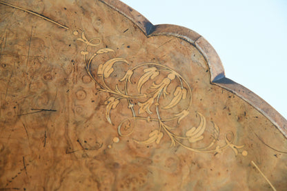Victorian Burr Walnut Occasional Table