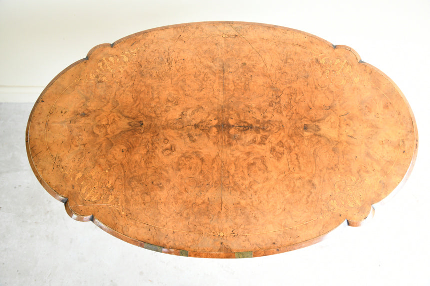 Victorian Burr Walnut Occasional Table