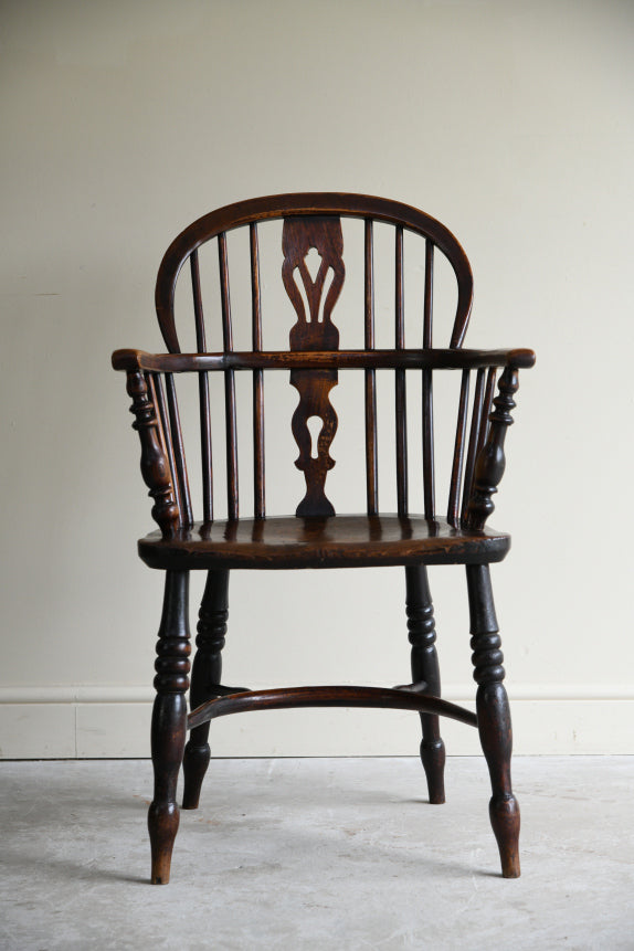 Antique Elm & Ash Windsor Chair