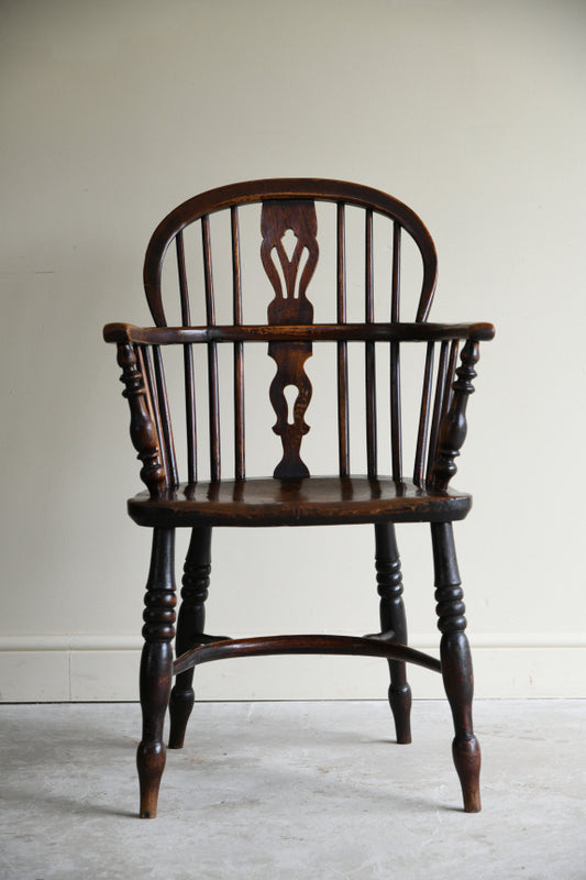 Antique Elm & Ash Windsor Chair