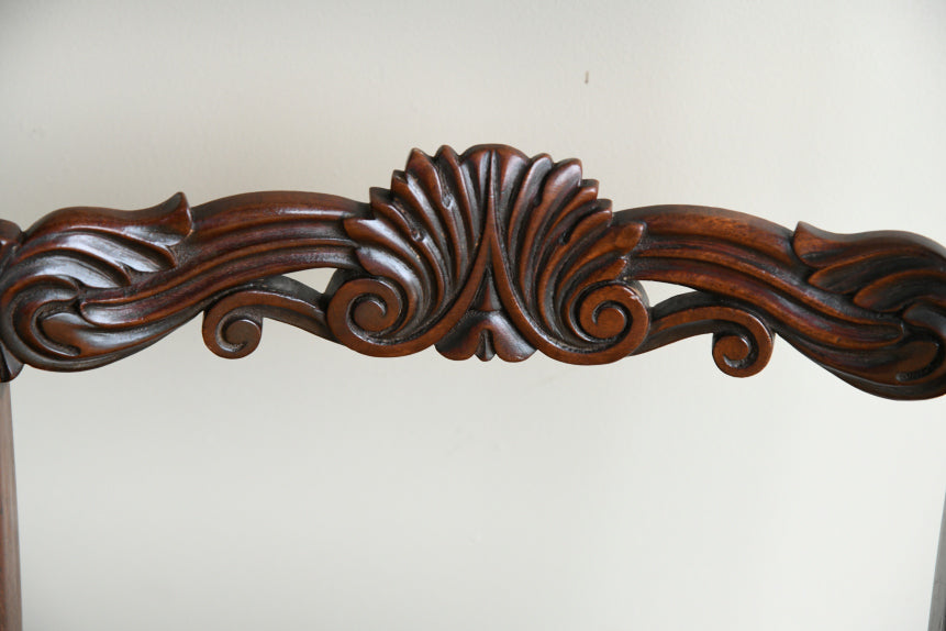 4 Antique 19th Century Bar Back Dining Chairs