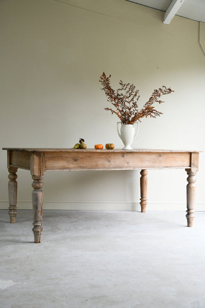 Large Victorian Kitchen Table