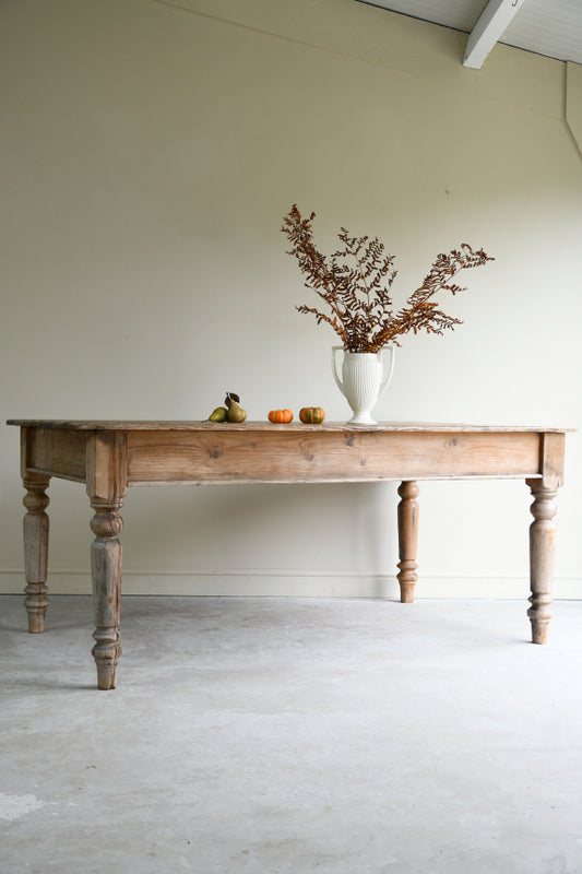 Large Victorian Kitchen Table