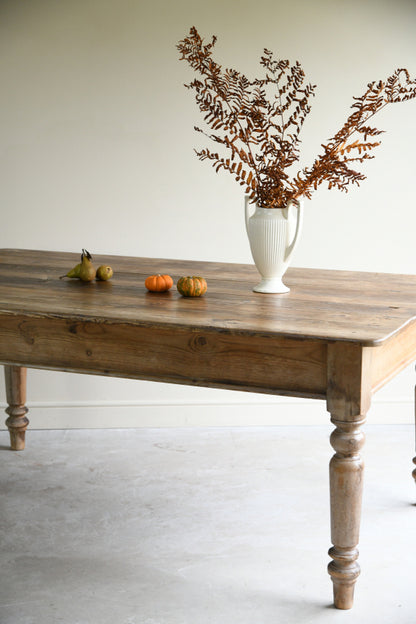 Large Victorian Kitchen Table