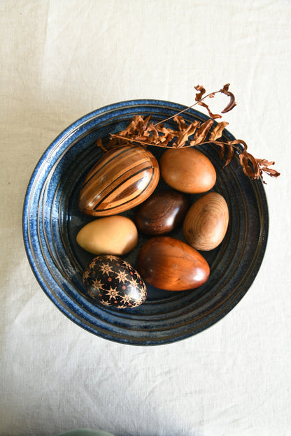 Collection Polished Wooden Eggs