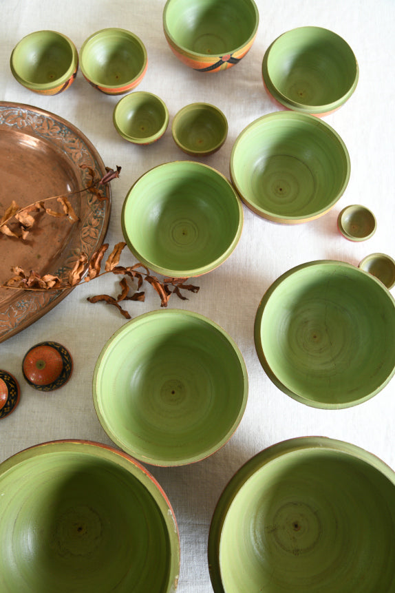 Antique Wooden Nesting Balls