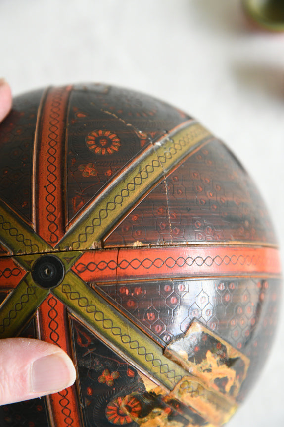 Antique Wooden Nesting Balls