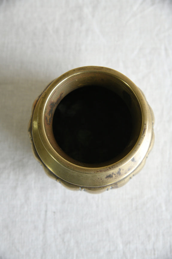 Antique Brass Mortar